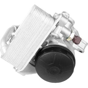 Oil Filter Housing Assembly with Engine Oil Cooler 11428642289 Replacement for BMW 328i 2011-2015, 528i xDrive 2010-2011, BMW X1 2013-2015, X3 2009-2015 2.0L 2.5L 3.0L w/Oil Filter Housing Cap Gasket