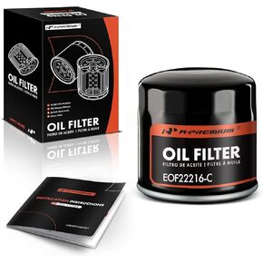 A-Premium 10K Miles Protection Spin On Oil Filter Compatible with Ford & for Toyota & Nissan & Jeep & Dodge & Chrysler & Mitsubishi & Plymouth & Renault & Eagle & Freightliner & Mercury & Alfa Romeo