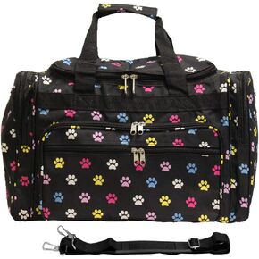 World Traveler Animal Prints 19-inch Duffel Bag, Multi Dog Paws