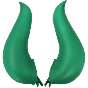 C-ZOFEK Multicolors Cosplay Clip on Horns for Albedo Demon Devil Headwear Halloween Costume Accessory