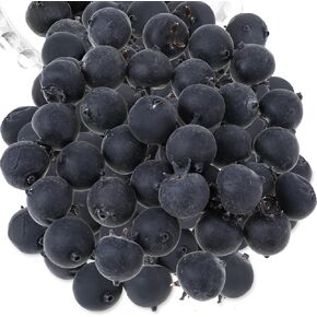 Artificial Blueberry, 50PCS Fake Blueberry Lifelike Craft Blueberries Simulation Blue Berries Models Props Artificial Realistic Fruit for Home Wedding Kitchen Cabinet Food Photography Props DIY Craft