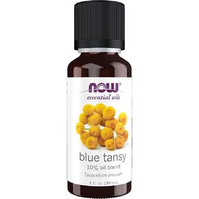 NOW Foods Essential Oils, Blue Tansy Oil Blend, Soothing and Calming with a Sweet and Fresh Aroma, 1-Ounce