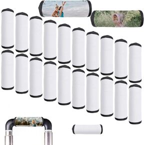 Framendino, 20 Pack Sublimation Luggage Handle Wraps Heat Transfer Neoprene for DIY Travel Suitcase Identifiers