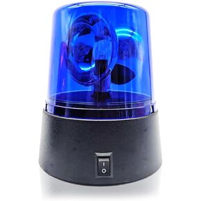 LED Warning Flash Beacon Lights, Flashing Safety Warning Lights, Blue Light Rotating Flashing Beacon Party Stage Light, LED Strobe Disco Ball Light, Universal for Truck Tractor UTV Car Bus (Blue)