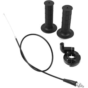 CR80/CR60 Throttle Cable Set, Throttle Grip Cable Clamp Control Cable Easy Installation fit for XR50 CRF50F XR70 CRF70 90cm
