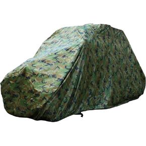 X AUTOHAUX Cover Waterproof UTV Cover 4 Wheel Rain Dust Protector Full Covers 4-6 Seater for Polaris RZR XP for Ranger Crew XP General 900 1000 Camouflage Color