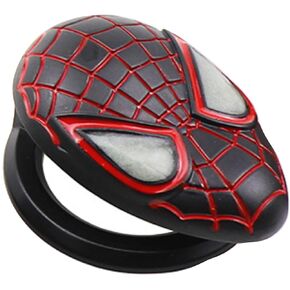 Spiderman Push Start Button Cover Car Start Stop Button coverIgnition Switch Cover Ignition Key Cover Ignition Protector Button Protector Cover Car Starter Button Cover(RED)