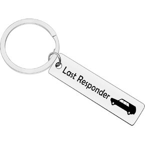 Xiahuyu Funeral Director Gifts Keychain Last Mortician Gift Last Responder Keychain Undertakers Gift Dark Humor Gift for Mortician Friend Responder Gift