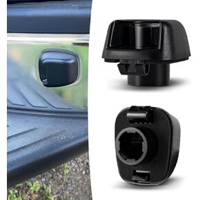 قطعتان من غطاء لوحة الترخيص، مجموعة غطاء مصباح LED مقاوم للماء، ملحقات بديلة واقية لمؤشر لوحة الترخيص، متوافقة مع نيسان نافارا 2007-2020 (أسود) in Kuwait