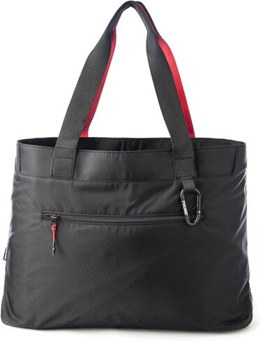 Universal Tote Bag, Foldable Nylon Shoulder Bag for Work and Errands - Water Bottle Holder, Multiple Pockets in Saudi Arabia