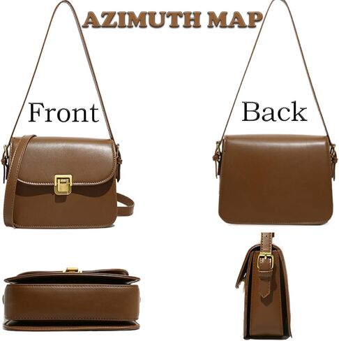 Shoulder Bag for Women Black Small Purse Retro Crossbody Purse Trendy Brown Purse Women's Shoulder Handbags Purses in Saudi Arabia