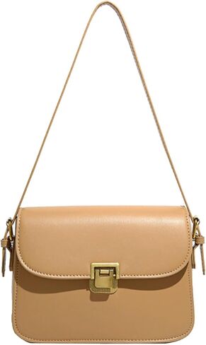Shoulder Bag for Women Black Small Purse Retro Crossbody Purse Trendy Brown Purse Women's Shoulder Handbags Purses in Saudi Arabia