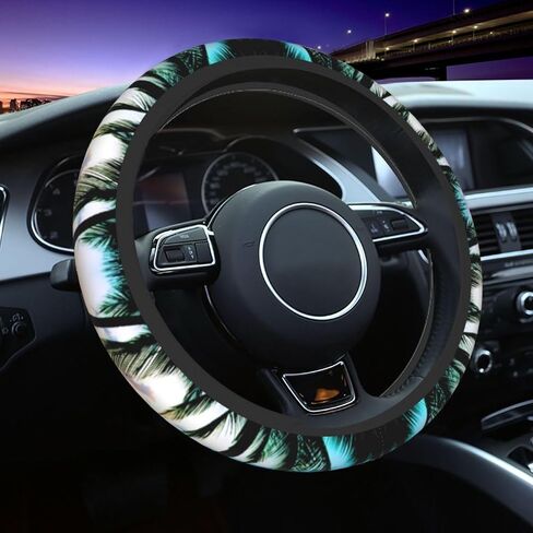 Gudetama Cute Steering Wheel Cover,Warm in Winter and Cool in Summer,15 in Universal Accessory for Diverse Car Fashion Elastic Breathable Silicone Anti-Slip Decor Cover for Men Women in Saudi Arabia
