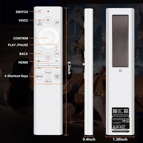 L5B83G (الجيل الثالث) جهاز تحكم عن بعد صوتي بديل مناسب لعصا التلفزيون الذكية Amazon Fire (الجيل الثاني، الجيل الثالث، Lite، 4K)، مناسب لمكعب التلفزيون الذكي Amazon Fire (الجيل الأول والجيل الثاني)، وعصا التلفزيون الذكية AMZ in Kuwait