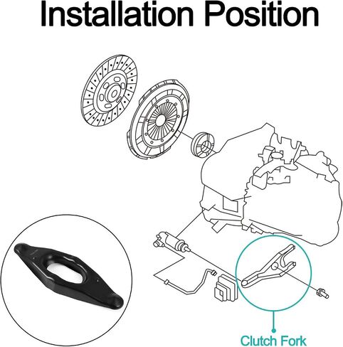21511223302 Clutch Fork (Pivot Pin For Free) 21511223328 For 1994-2010 BMW 323i 325i 328i 330i 528i 525i 530i 645i 650i X3 X5 Z3 Z4 E34 E39 E36 E46 E60 in Saudi Arabia