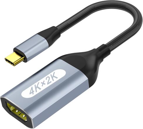 USB C to HDMI Adapter, 4K USB Type-C to HDMI Adapter [Thunderbolt 4/3Compatible] with iPhone 15/15Pro/15ProMax, MacBook Pro/Air, Dell XPS, Chromebook, Android Phones etc in Kuwait