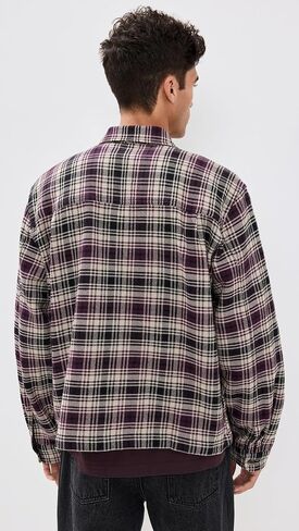 OBEY Men's Alton Zip Shirt Jacket in Saudi Arabia