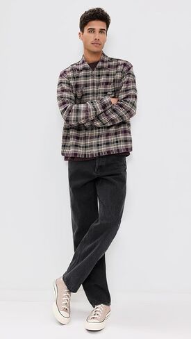 OBEY Men's Alton Zip Shirt Jacket in Saudi Arabia