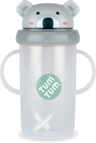 TUM TUM Tippy Up Free Flow Sippy Cup (No Valve), Sippy Cup for Toddlers, 200ml, BPA Free (Fergus Fox) 200ml in Saudi Arabia