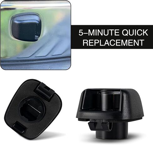 قطعتان من غطاء لوحة الترخيص، مجموعة غطاء مصباح LED مقاوم للماء، ملحقات بديلة واقية لمؤشر لوحة الترخيص، متوافقة مع نيسان نافارا 2007-2020 (أسود) in Kuwait