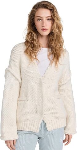 سترة نسائية من Lunya من الصوف الفاخر بغرز سوط in Kuwait