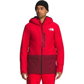THE NORTH FACE Men's Sickline Insulated Ski Jacket, TNF Red/Cordovan, Small