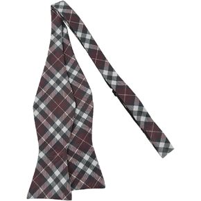 Jacob Alexander Men's Picnic Plaid Pattern Traditional Freestyle Self-Tie Bow Tie