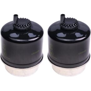 DVPARTS 2X Fuel Filter Element RE60021 P576918 Compatible with John Deere 5103 5105 5203 5204 5205 5210 5215 5220 5303 5310 5315 5320 5403 5410 5415 5420 5425 5503 5510 5605 5615 5625 240 250 260