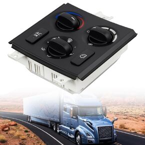 21326144 A/C Climate Control Module Panel Compatible with Volvo Truck VNL 2003-2024, VNM 2003-2018 12V Air Conditioning Heater Control Switch 7+14 Pins Replace for 20549634 20511569 21918119