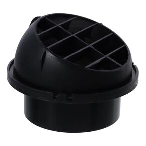 BYOBYO 75mm Black 360 Degrees Rotatable Car Auto Heater Warm Air Vent Outlet,Car Air Conditioning Vent Fit for 75mm Warm Air Vent Outlet