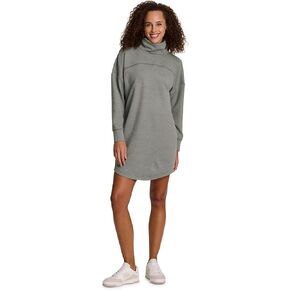 RBX Activewear Cowl Neck Sweater Dress for Women, Long Sleeve Lightweight Sweatshirt Dress Legging Friendly Tunic