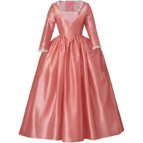 Musical Hamilton Cosplay Angelica Peggy Eliza Schuyler Costume Women's Hamilton Colonial Dress