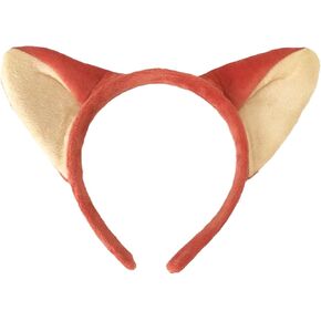 Headband Fox Ear Hairband Halloween Costume Headdress Birthday Party Hoop Headwear Cosplay Hair Accessory for Women Girls 2Pcs (01)