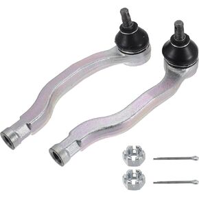 X AUTOHAUX 2pcs Front Outer Tie Rod Ends Kit Suspension Steering Tie Rod End for Honda Civic CR-V Fit Drag Link No.ES3332R/ES3331R/53560S04003/53540S04003
