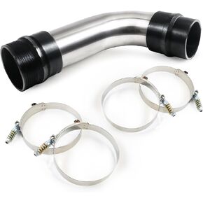 أنبوب مرنان مدخل المحرك L5P، بديل من الفولاذ المقاوم للصدأ 4 بوصات مطور لـ 2017-2019 Duramax 6.6L، بما في ذلك شاحنات سيلفرادو وسييرا in Kuwait