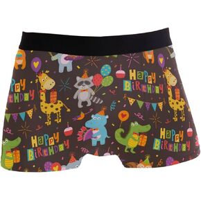 ZZKKO Pig Frog Tiger Lion Mens Boxer Briefs Underwear Breathable Stretch Boxer Trunk with Pouch S-XXL in Saudi Arabia