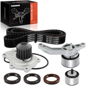 A-Premium Engine Timing Belt Kit with Water Pump Compatible with Chrysler PT Cruiser 2003-2009 & Dodge Neon 2003-2005 - 2.4L