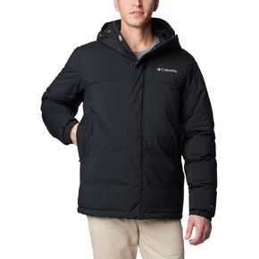 Columbia Men's Aldercrest II Down Hooded Jacket, Black, XX-Large