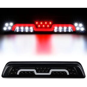 3BL-ZTL-009-SM Smoke 3D Lens LED 2-Stage Sequential 3rd Third Brake Light Compatible with 2007-2020 Tundra
