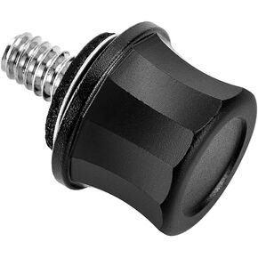 Mofun Aluminum Seat Bolt Screw Compatible with Harley Touring Street Glide Road King Road Glide Electra Glide Sportster 883 1200 Dyna Softail Street Trike Models 1986-2024, Black