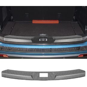 BLOPER ABS Inside Rear Bumper Protector Guard Rear Bumper Sill Plate Guard Cover Trim Door Tailgate Trunk Lid Protection for Ford Explorer Frosting 2020-2024