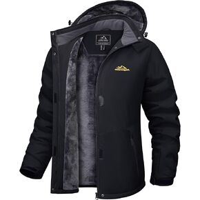 MAGCOMSEN Women's Winter Coats Waterproof Insulated Snow Ski Jacket Hood Fleece Lined Warm Mountain Snowboarding Windbreaker