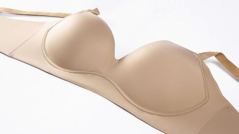 SEA BBOT Women Wireless Push Up Bra Side Smoothing T-Shirt Bra Add One Cup in Kuwait