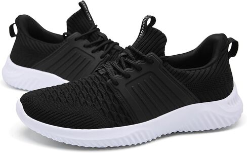 Men's Walking Shoes Slip On Running Shoes Ultra Light Casual Sneakers Mesh Tennis Shoe Hands Free Workout Breathable Comfortable Knit Memory Foam Athletic in Saudi Arabia