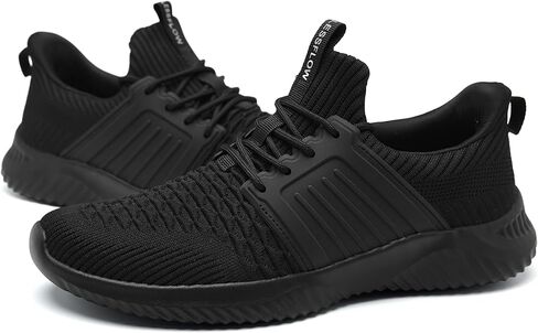 Men's Walking Shoes Slip On Running Shoes Ultra Light Casual Sneakers Mesh Tennis Shoe Hands Free Workout Breathable Comfortable Knit Memory Foam Athletic in Saudi Arabia