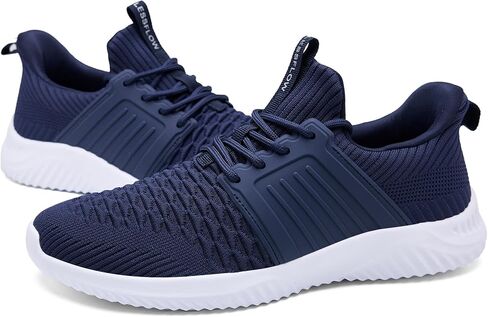 Men's Walking Shoes Slip On Running Shoes Ultra Light Casual Sneakers Mesh Tennis Shoe Hands Free Workout Breathable Comfortable Knit Memory Foam Athletic in Saudi Arabia