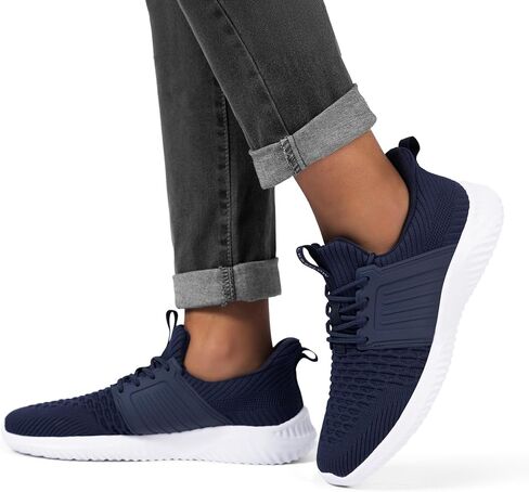 Men's Walking Shoes Slip On Running Shoes Ultra Light Casual Sneakers Mesh Tennis Shoe Hands Free Workout Breathable Comfortable Knit Memory Foam Athletic in Saudi Arabia