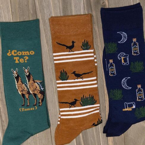 K. Bell Men's Fun Novelty Crew Socks in Kuwait