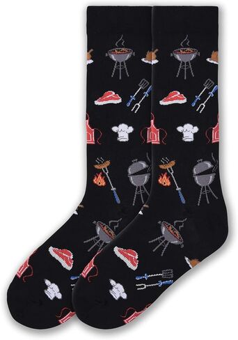 K. Bell Men's Fun Novelty Crew Socks in Kuwait