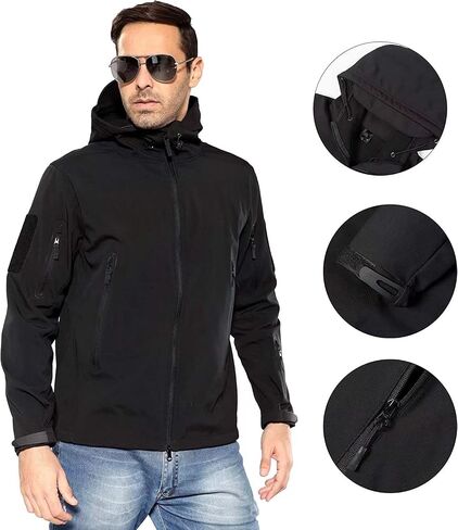 ANTARCTICA Men's Outdoor Waterproof Soft Shell Hooded Military Tactical Jacket in Saudi Arabia